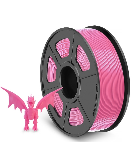 Филамент NVPrint PETG Pink для 3D печати диаметр 1.75мм длина 330 метров масса 1 кг