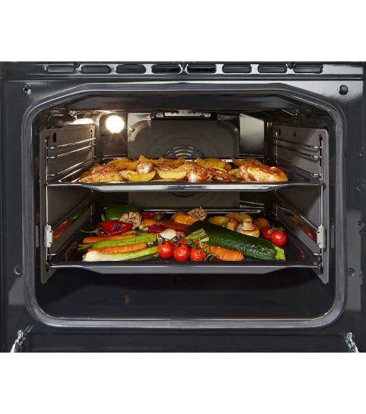 Плита электрическая Gorenje GEC5C42WG белый, конфорок 4 электрических, духовка 70 л, 50 см x 85 см x 59.4 см (без крышки)