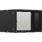 Шкаф коммутационный NTSS Lime (NTSS-WL6U5560GS-BL) настенный 6U 550x600 мм пер. дв. стекл несъемн. бок. пан. 30 кг черный 520 мм 12 кг 110 град. 500 мм IP20, фото4