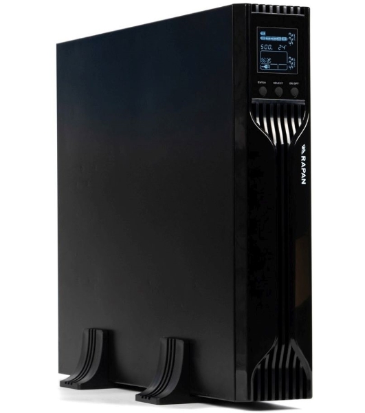 Источник бесперебойного питания ИБП Бастион RAPAN-UPS 3000 RACK+4x9Ah (2100 Вт, Line-interactive, встроенные АКБ 6 шт.x 9Ah) 8960
