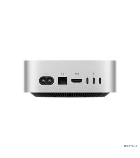 Компьютер Apple Mac Mini 2024 MU9D3LL/A серебристый M4 10C CPU 10C GPU/16Gb/256Gb SSD/рекоменд.переходник 11065944/1979059 (A3238 США)