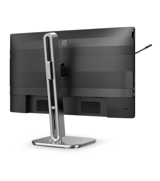Монитор 23.8' Philips 24B2U4301 IPS 1920x1080, 120 Гц, 4 мс, 16:9, 300 кд/м², HDMI 1.4, DP 1.4, 2xUSB-C (90 Вт), USB Hub (3x USB 3.0), 3.5 Jack, динамики (2x2 Вт), RJ45, HDR10, Adaptive-Sync, черно-серебристый