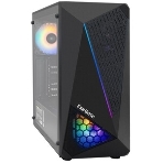 Компьютерный корпус Miditower ExeGate EVO-8227 (ATX, без БП, 2хUSB+1хUSB 3.0+HD Audio, черный, 3 вент. с RGb подсветкой, боковая панель - закаленное стекло), фото20