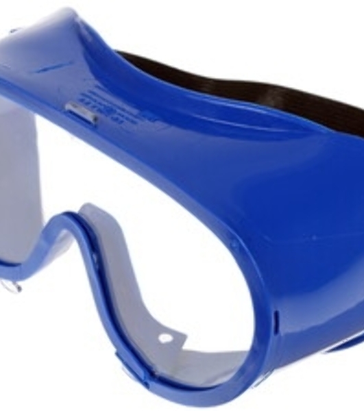 Очки закрытые Сибртех 'Эргономичные' с прямой вентиляцией, поликарбонат
