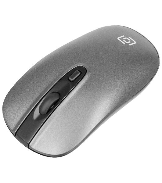 Комплект клавиатура+мышь Oklick 300M беспроводной, USB, 1600 DPI, серый/чёрный