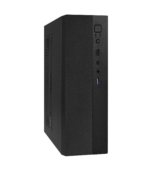 Компьютерный корпус Desktop ExeGate MI-301U-200 (mATX/mini-ITX, 1U-F200S 4см, 1хUSB+1хUSB 3.0, аудио, черный)