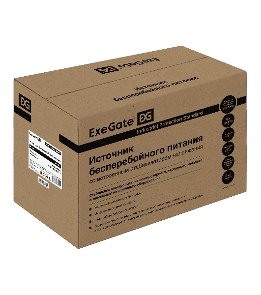 Источник бесперебойного питания ExeGate EX292803RUS SpecialPro Smart LLB-1600.LCD.AVR.2SH.3C13 1600VA/950W, LCD, AVR, 2*Schuko+3*C13, съемн.кабель, металлический корпус, черный