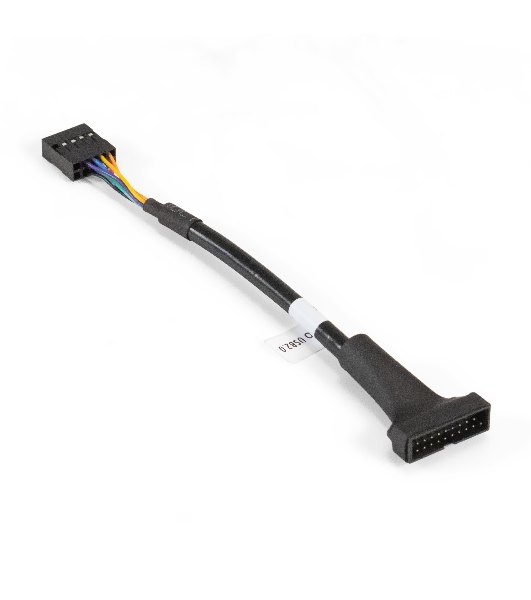 Кабель-переходник USB 2.0-USB 3.0 ExeGate EX-CC-U3U2-0.15 (9pin(F)/19pin(M), 0,15м)