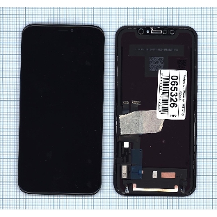 Дисплей для Apple iPhone XR в сборе с тачскрином (IPS) черный