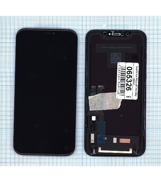Дисплей для Apple iPhone XR в сборе с тачскрином (IPS) черный
