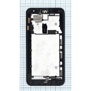Дисплей для Asus ZenFone 2 Laser ZE551KL черный с рамкой