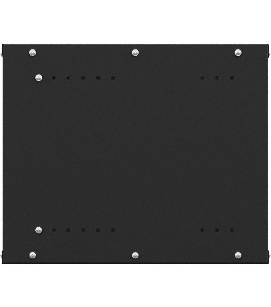Шкаф коммутационный NTSS Lime (NTSS-WL6U5560GS-BL) настенный 6U 550x600 мм пер. дв. стекл несъемн. бок. пан. 30 кг черный 520 мм 12 кг 110 град. 500 мм IP20