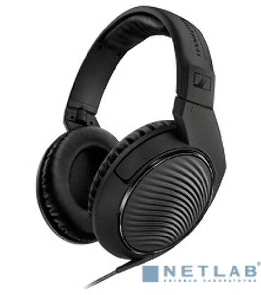 Проводные наушники Sennheiser HD 200 PRO черный, полноразмерные, jack 3.5 мм + 6.3 мм