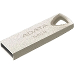 Флешка USB ADATA UV210 (AUV210-64G-RGD), 64Gb, USB 2.0, R/W 15/5, серебро, фото7