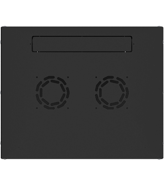 Шкаф коммутационный NTSS Lime (NTSS-WL6U5560GS-BL) настенный 6U 550x600 мм пер. дв. стекл несъемн. бок. пан. 30 кг черный 520 мм 12 кг 110 град. 500 мм IP20