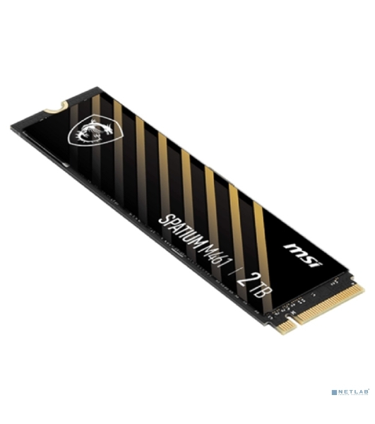 Накопитель SSD MSI SPATIUM M461, 2TB, M.2 2280, PCIe 4.0 x4, NVMe, R/W 5000/4200