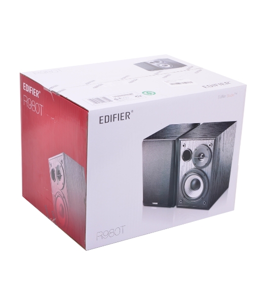 Колонки Edifier R980T темное дерево/черный Активные, 2 x 12W RMS, 70-18000Гц, дерево