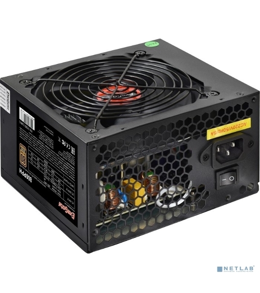 Блок питания ExeGate 800PPH-OEM (EX282156RUS-OEM), 800Вт, 80 PLUS Bronze, 120мм, черный