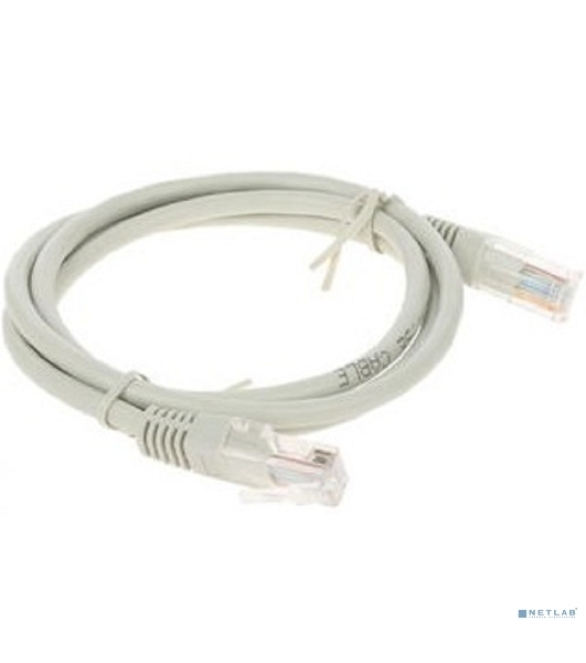 Патч-корд медный UTP Cablexpert PP10-1M cat.5e, 1м, литой, многожильный, серый