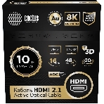 Кабель аудио-видео Cactus CS-HDMI-AOC-2.1-20 HDMI (m)/HDMI (m) 20м. позолоч.конт. черный, фото6