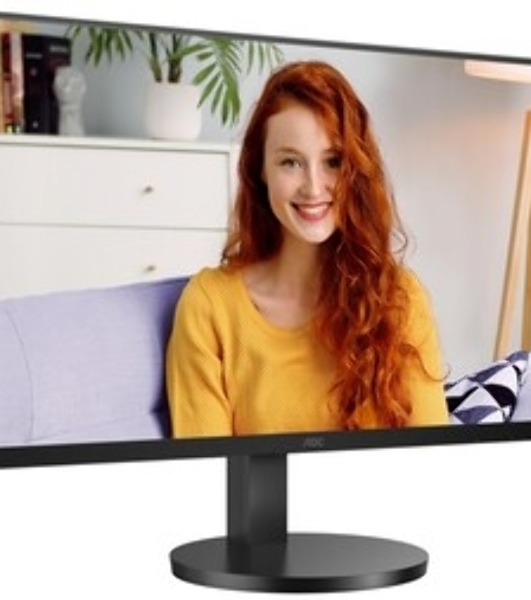 Монитор 27' AOC U27B3AF IPS 3840x2160, 60 Гц, 4 мс, 16:9, 350 кд/м², DP 1.4, HDMI 2.0, 3.5 Jack, Adaptive-Sync, HDR10, динамики (2x2 Вт), черный