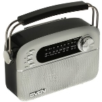 Радиоприемник белый SVEN SRP-505 (4 Вт, FM/AM/SW, USB, SD/microSD, Bluetooth, 1200 мАч), фото4