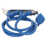 Кабель Gembird Планка в сист блок 2xUSB 3.0/20pin мат.платы, фото2