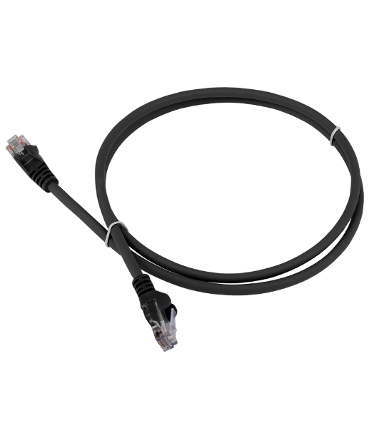 Патч-корд LANMASTER LSZH UTP cat.6, 5.0 м, черный
