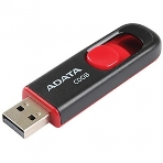 Флешка USB ADATA Classic C008 (AC008-16G-RKD), 16Gb, USB 2.0, R/W 30/6, черный/красный, фото3