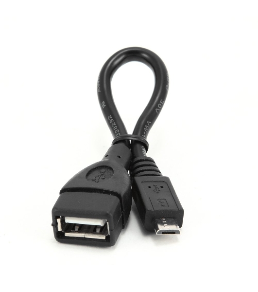 Кабель Gembird/Cablexpert AF/MicroBM, USB 2.0 OTG, 0.15м, пакет