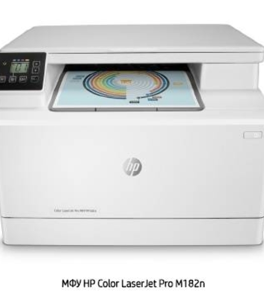 МФУ лазерное HP Color LaserJet Pro MFP M182n (7KW54A), A4, цветной, печ. до 16 стр/мин., 600 x 600 dpi (печать) 1200x1200dpi (скан.), USB, RJ-45, Air Print, Mopria