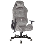 Кресло Бюрократ Knight N1 Fabric серый, ткань, 120 кг, механизм качания, фото23