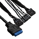Компьютерный корпус Desktop ExeGate MI-301U-200 (mATX/mini-ITX, 1U-F200S 4см, 1хUSB+1хUSB 3.0, аудио, черный), фото2