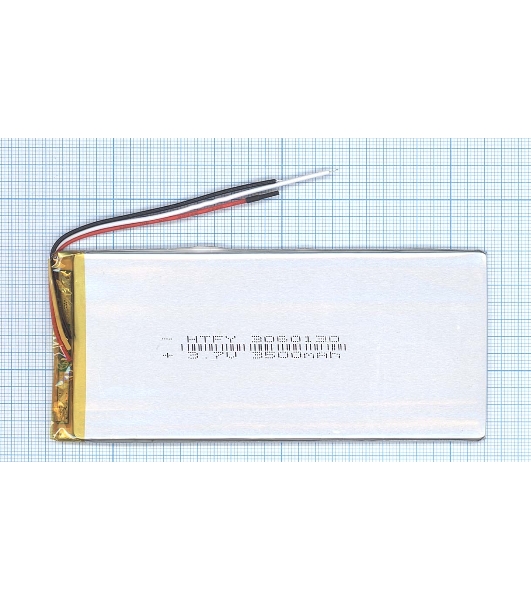 Аккумулятор Li-Pol (батарея) 3x60x130 мм 3pin 3.7V/3500mAh