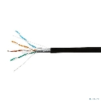 Кабель SkyNet Light FTP outdoor 4x2x0,46, медный, FLUKE TEST, кат.5e, однож., 100 м, box, черный, фото3
