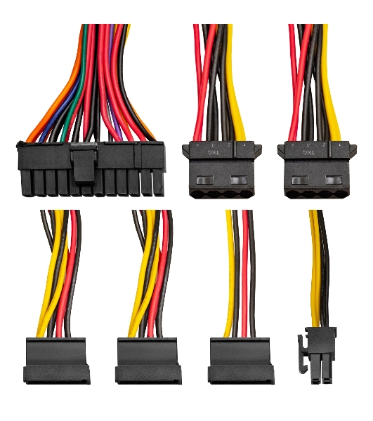 Компьютерный корпус Miditower ExeGate EX261448RUS CP-601 Black, ATX, (CP350W, 80мм), 2хUSB, Audio