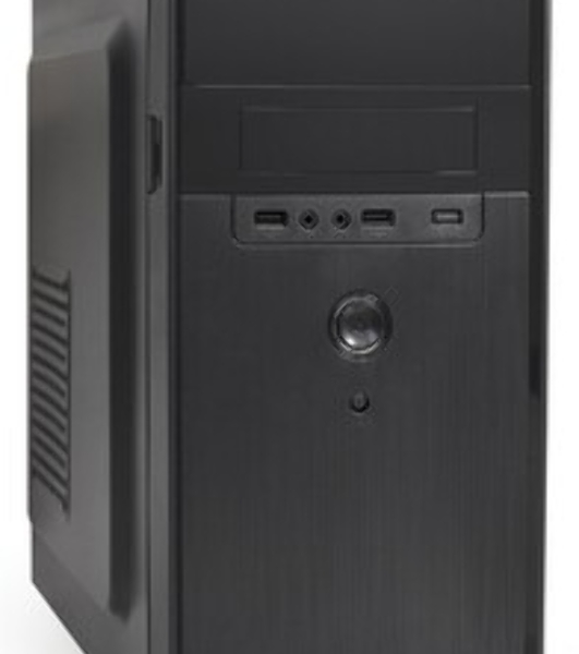 Компьютерный корпус Minitower ExeGate EX286424RUS BA-309-350W-8 (mATX, БП AA350 с вент. 8см, 2хUSB, HD аудио, черный)