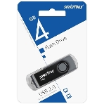 Флешка USB Smartbuy Twist Black (SB004Gb2TWK), 4Gb, USB 2.0, R/W 10/7, черный, фото6