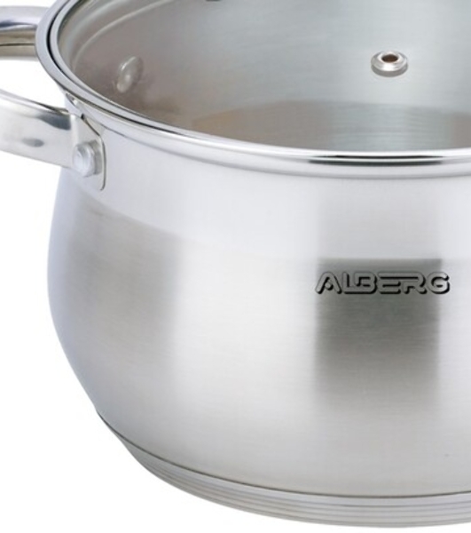 Кастрюля ALBERG AL-2104 6,5 л