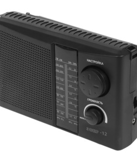 Радиоприемник ЭФИР 12 FM 64-108МГц, бат. 2*R20, 220V