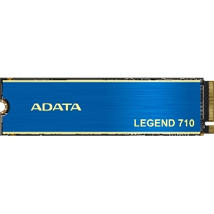 Накопитель SSD ADATA LEGEND 710, 256Gb, PCIe 3.0 x4, M.2 2280, NVMe, R/W 2100/1000, с радиатором