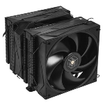 Кулер для процессора Thermalright Royal Pretor 130 (4-pin PWM, 158мм, Ni/Cu, 6x6мм, 1x120+1x130мм, 80.45CFM/81.88CFM, 29.4dBA/28.3dBA, 2150PM/1750RPM, S: 1200, 1700, 1851, 2011, 2066, 115X, AM4, AM5, silver, black), фото19