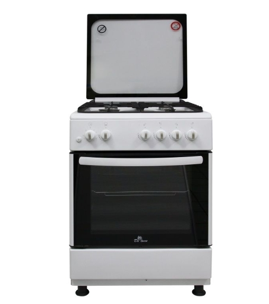 Газовая плита De Luxe 606040.24-001г(кр)чр белый