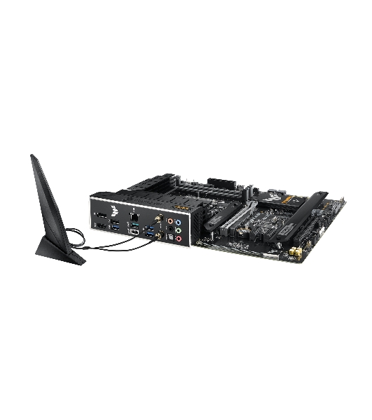 Материнская плата ASUS TUF GAMING B760-PLUS WIFI, LGA 1700, Intel B760, 4xDDR5, 4xSATA, 3xM.2, 1xPCI-E 5.0 x16, 1xPCI-E 3.0 x4, 1xUSB-A 3.2 Gen 2, 3xUSB-A 3.2 Gen 1, 1xUSB-C 3.2 Gen 2x2, 1x2.5Gb LAN, 5x3.5 мм, 7.1, Wi-Fi 6, Bluetooth 5.2, Standard-ATX