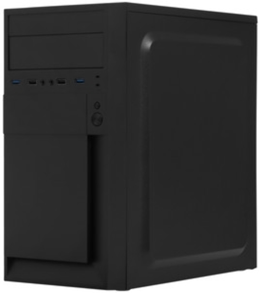 Компьютерный корпус Minitower ExeGate BAA-105U2-01-UNS350 (mATX, БП UNS350 с вент. 12см, 2*USB+2*USB 3.0, аудио, черный)