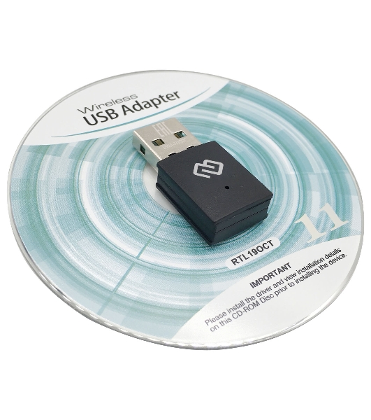 Сетевой адаптер WiFi Digma DWA-N300C N300 USB 2.0 (ант.внутр.) 1ант. (упак.:1шт)
