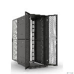 Шкаф серверный ПРОФ напольный 42U (800x1000) дверь перфор. 2 шт., черный, в сборе (ШТК-СП-42.8.10-44АА-9005), фото5