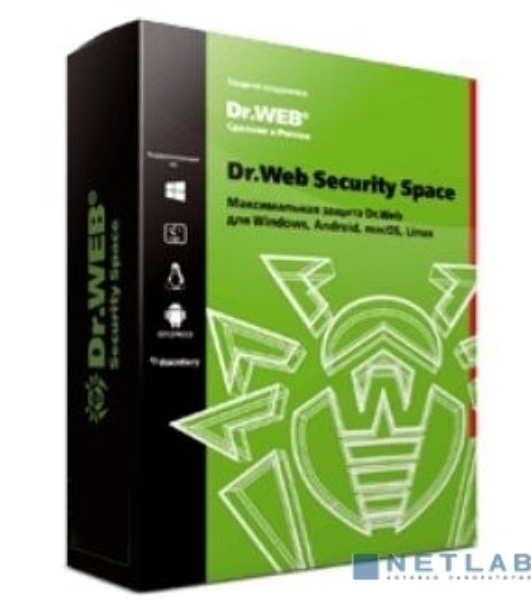 Программное обеспечение DR.WEB Security Space 2 ПК/1 год (BHW-B-12M-2-A3)