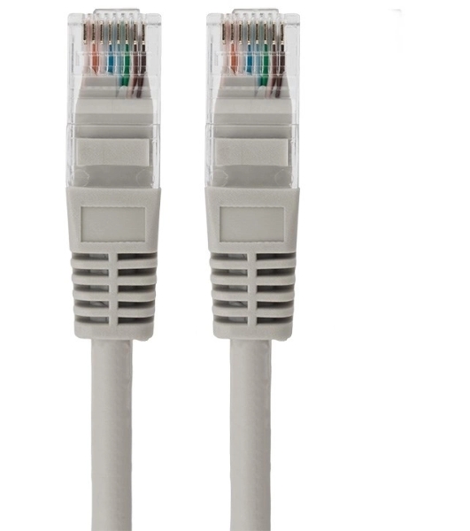 Пaтч-корд U/UTP Rexant, cat.5e, RJ45-RJ45, неэкранированный, LSZH серый, 0,5м