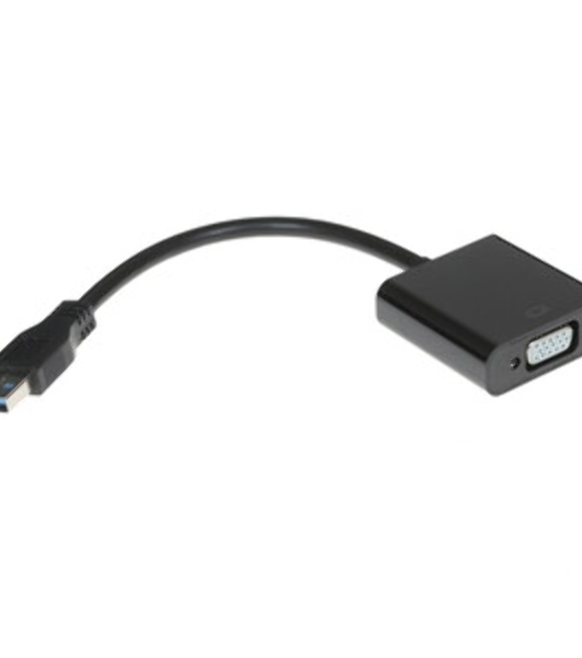 Видеоадаптер (конвертер) USB 3.0 --> VGA Cablexpert AB-U3M-VGAF-01, черный